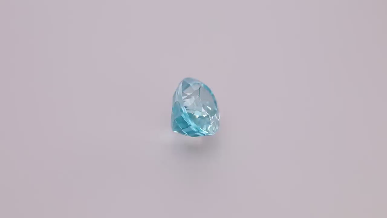Blue Zircon 5.21 ct